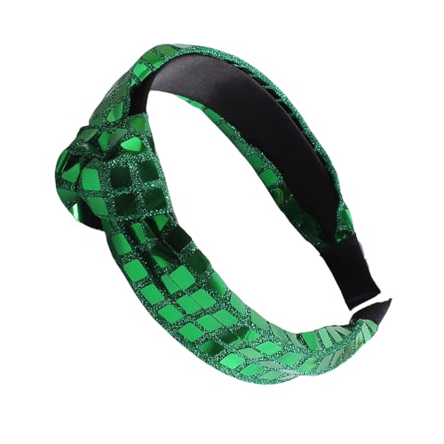 Knotted Stirnband Schimmernde Paillettenhaarband Für Frauen Mädchen Carnivals Partys Ankleid von omiinitio