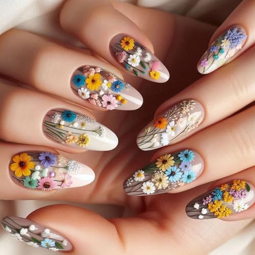 Mandelnägel Tipps Gefälschte Nägel Kleber Auf Stick Auf Press Künstlich Falsch Für Frauen Mädchen Geschenke Presse Nagel Sarg Mandel Französisch Nagel von omiinitio