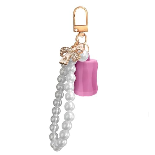 Mode Lip Balm Schlüsselbund Cover Mit Quick Clip Design Multi Brand Kompatibilität Tragbarer Schönheit Essentielles Kompaktes Lippenbalsam Clip Keyring von omiinitio