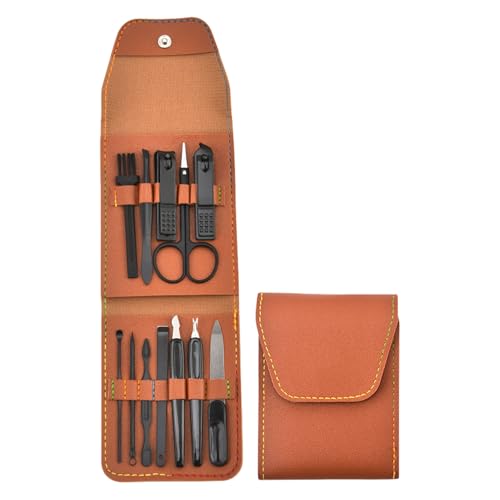 Professionelle 12 Pcs Nägel Cutter Manicure Tool Nails Cutter Set Edelstahl Pflege Für Reisehäuser Nutzung Maniküre Set Für Männer Und Frauen von omiinitio
