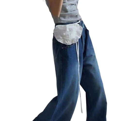 Spitzenkrawatte Taillenbeutel Gekräuselte Taillenpocket Mundhörerhalter Aufbewahrungsbeutel Für Frauen Girl Travel Und Täglich Tragen Elegante Spitzen Packung von omiinitio