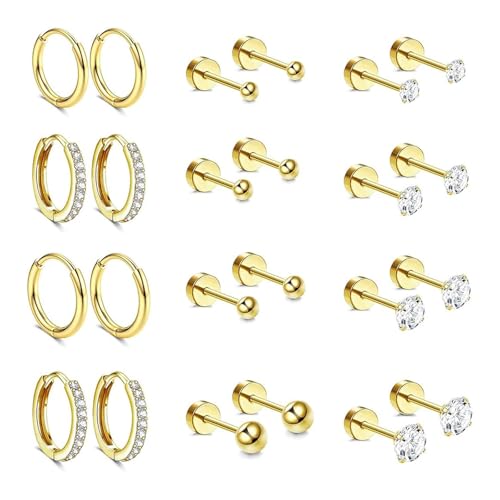 Stilvolle Und Moderne Designs Ohrringe Set Craft Aus Tragbarem Robustem Edelstahlschmuck Für Den Ganzen Komfort Kleidung von omiinitio
