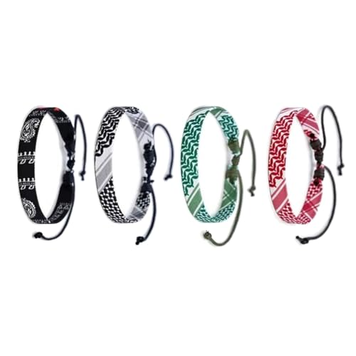 omiinitio 4-teiliges arabisches Armband-Set. Mehrzweck-Armband-Set arabischen Stil für Dates und Freizeitkleidung von omiinitio