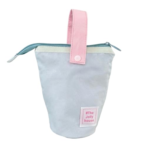 omiinitio Ästhetische Bleistiftkasse Japanische Styles Stifthülle Einfache Stifte Beutel Stehende Beutelbeutel Schulbüro Liefert Japanische Styles Tasche Stehend von omiinitio