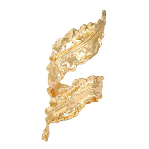 omiinitio Einstellbar Übertriebenes Blattarmband Für Frauen Retro Hiphop Punk Mode Unregelmäßiges Geometrisches Armband Accessoire Übertriebenes Modearmband Übertrieben von omiinitio