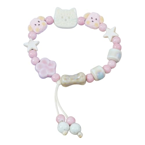 omiinitio Einzigartiges Handgewebtes Armband Keramik Hundarmband Keramik Textur Perfekt Für Kunstliebhaber Und Handgefertigter Schmuckfan von omiinitio