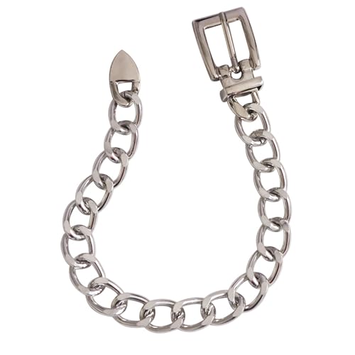 omiinitio Handgefertigte Gotische Schuhdekoration Stylish Cuban Link Knöchelkette Accessoire Für Modische Frauen Fußzubehör Kubanische Verbindung Schuhkette von omiinitio