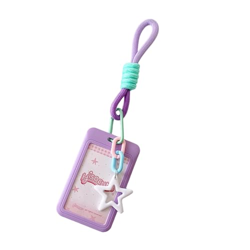 omiinitio Leder Photokardhalter 3inch Kreditkartenhülle Anhänger Schlüsselkettenabzeichen Für Studentenkarten Identitätsdokument ID Kartenhalter Beschützer von omiinitio