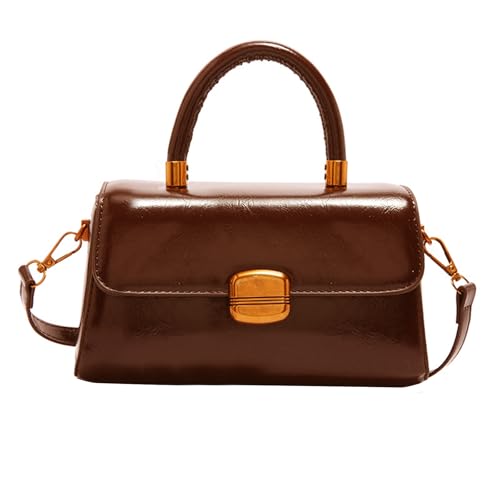 omiinitio Umhängetasche Leder Geldbeutel Klauen Auf Schulter Tared Handtasche Mit Reißverschluss von omiinitio