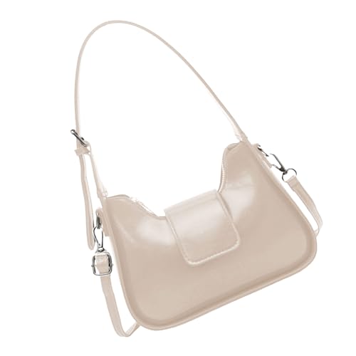 omiinitio Zeitgenössische Schulter Crossbody Taschen Für Frauen Modische Damen Achselhöhlen Achselbeutel PU Leder Pendler Unterarm Geldbeutel Umhängetasche von omiinitio