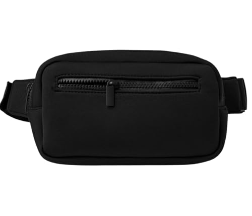 Große Neopren-Gürteltasche mit Fronttasche mit Reißverschluss – Crossbody-Hüfttasche mit 3 Reißverschlüssen, passend für Handys und Geldbörsen, Sport- und Reise-Gürteltasche für Festivals und den von onNomadic