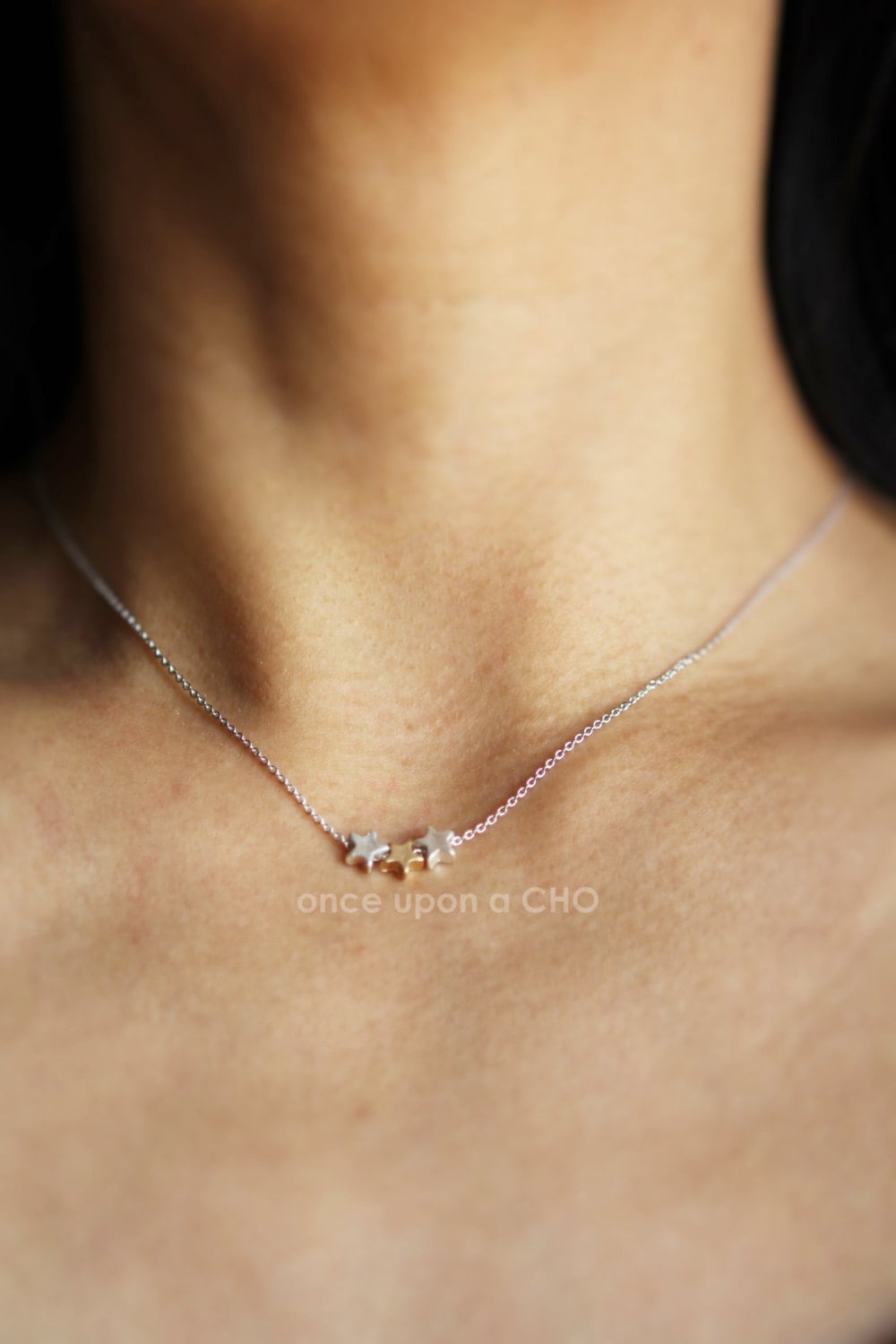 3 Stern Kette | Gestern, Heute & Morgen Zarte Tri-Star Zierlicher Anhänger Symbolträchtiger Schmuck 3 Stern Kette | Gestern, Heute & Morgen Zarte Tri-Star Zierlicher Anhänger Symbolträchtiger Schmuck von onceuponaCHO