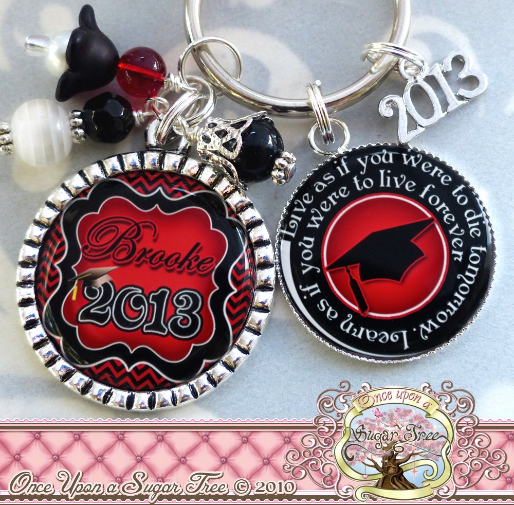 Abitur 2026, Abschlussgeschenk 2026 Für Sie, Personalisierter Schlüsselbund, Neuer Graduierter-Graduate-Grad-Schlüsselanhänger, 2025 von onceuponasugartree