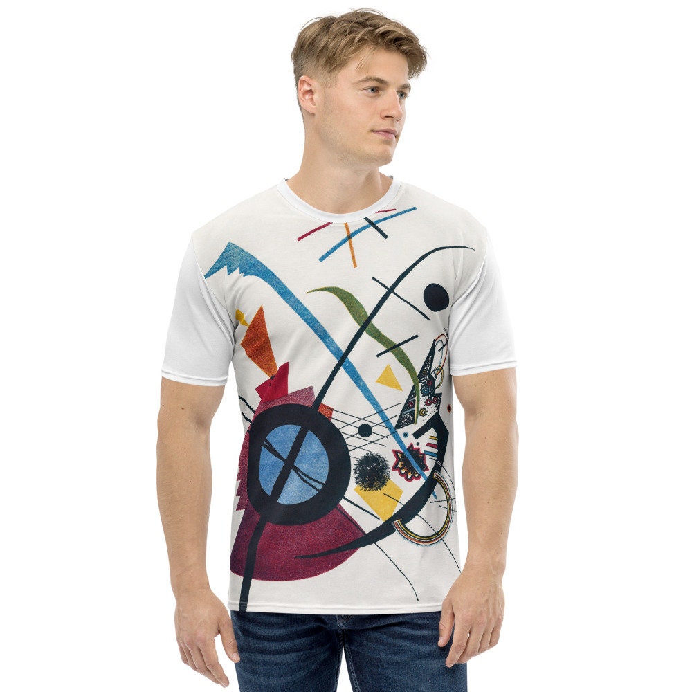 Herren T-Shirt Wassily Kandinsky Kleine Welten - Ästhetik Inspirierte Mode Vintage Kunstdruck Geschenk Für Kunstliebhaber von one1000paintings