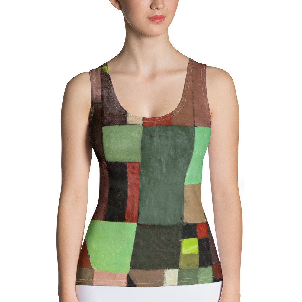 Sublimation Cut & Sew Tank Top Paul Klee May Bild - Ästhetik Inspiriert Mode Vintage Kunstdruck Geschenk Für Kunstliebhaber von one1000paintings