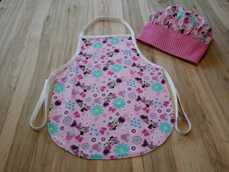 Minnie Maus Schürze, Kinderschürze, Schürze Set von oneacrefarmgal