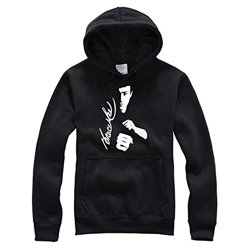 Kampfkunst Kung Fu Film Superstar Bruce Lee gedruckt Hoodie Sweatshirt Herren Pullover von oneforus