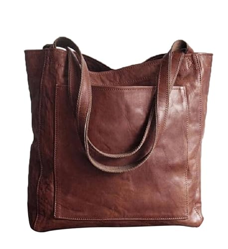 Umhängetasche Frauen Große Handtaschen, Weiches PU-Leder Crossbody Tasche Casual Große Handtasche Unterarmtaschen Handtaschen Geldbeutel für Arbeit & Reisen Shopping Damen-Schultertaschen von oneforus