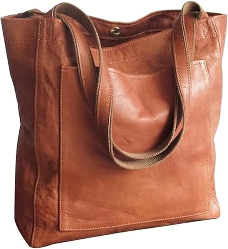 oneforus Umhängetasche Frauen Große Handtaschen, Weiches PU-Leder Crossbody Tasche Casual Große Handtasche Unterarmtaschen Handtaschen Geldbeutel für Arbeit & Reisen Shopping Damen-Schultertaschen von oneforus