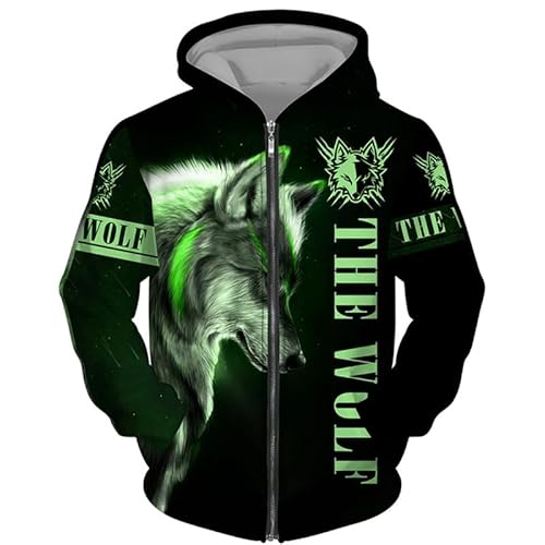 oneforus Wikinger Tattoo Wolf 3D gedruckt Reißverschluss Hoodie Pullover Kapuzen-Sweatshirt Reißverschluss Jacke oneforus Wikinger Tattoo Wolf 3D gedruckt Reißverschluss Hoodie Pullover Kapuzen-Sweatshirt Reißverschluss Jacke von oneforus