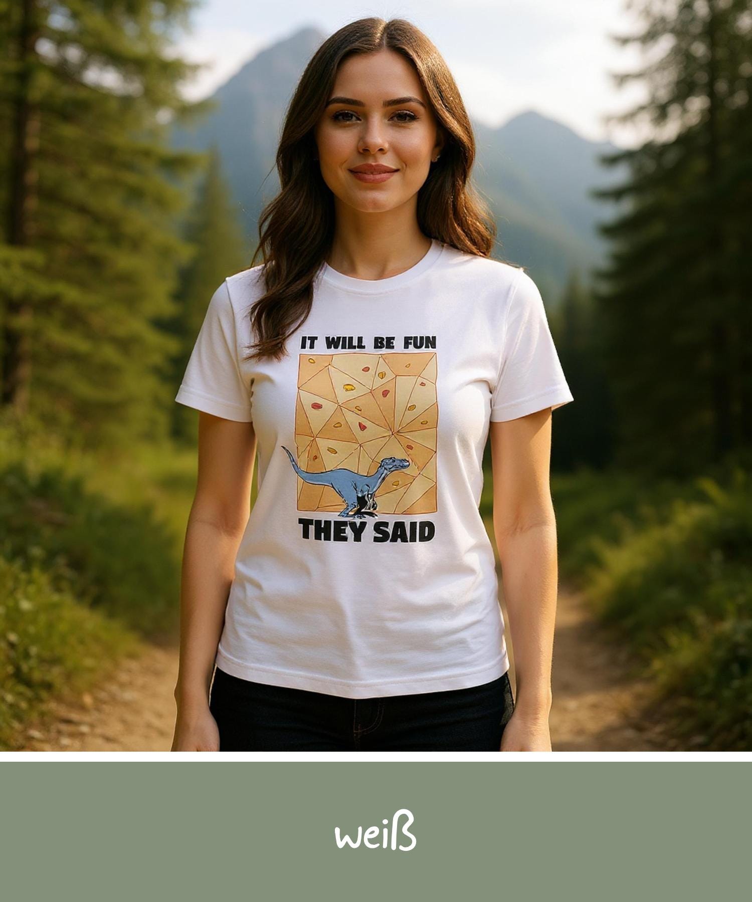 Dinosaurier T-Shirt | Boulder Wand Motiv Für Kletter - Und Tierfans Premium Unisex Bella + Canvas 3001 043 Dinosaurier T-Shirt | Boulder Wand Motiv Für Kletter - Und Tierfans Premium Unisex Bella + Canvas 3001 043 von oninaOutdoor