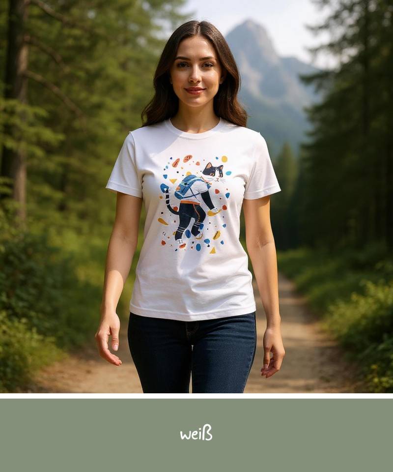 Katze Beim Bouldern Shirt | Lustiges Boulder T-Shirt Für Tierfreunde & Boulderer Premium Unisex Bella + Canvas 3001 035 Katze Beim Bouldern Shirt | Lustiges Boulder T-Shirt Für Tierfreunde & Boulderer Premium Unisex Bella + Canvas 3001 035 von oninaOutdoor