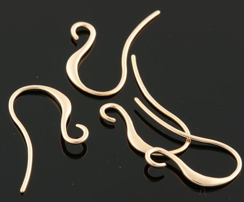 10 Stück-19mm X 8mm Hell Vergoldet Über Messing U-Form Haken Mit Gedrehten Ohrringen, Ohrdraht Zu Finden | K1544G 10 Stück-19mm X 8mm Hell Vergoldet Über Messing U-Form Haken Mit Gedrehten Ohrringen, Ohrdraht Zu Finden | K1544G von onlyee2