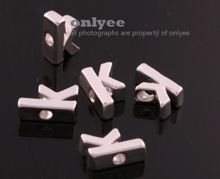 2 Stück - 7mmx4.5mmx3mm Matt Rhodiniert Messing Mini Kleinbuchstaben Alphabet Buchstabe Charme Anhänger Personalisierte Schmuck Versorgung | K1432S-K 2 Stück - 7mmx4.5mmx3mm Matt Rhodiniert Messing Mini Kleinbuchstaben Alphabet Buchstabe Charme Anhänger Personalisierte Schmuck Versorgung | K1432S-K von onlyee2
