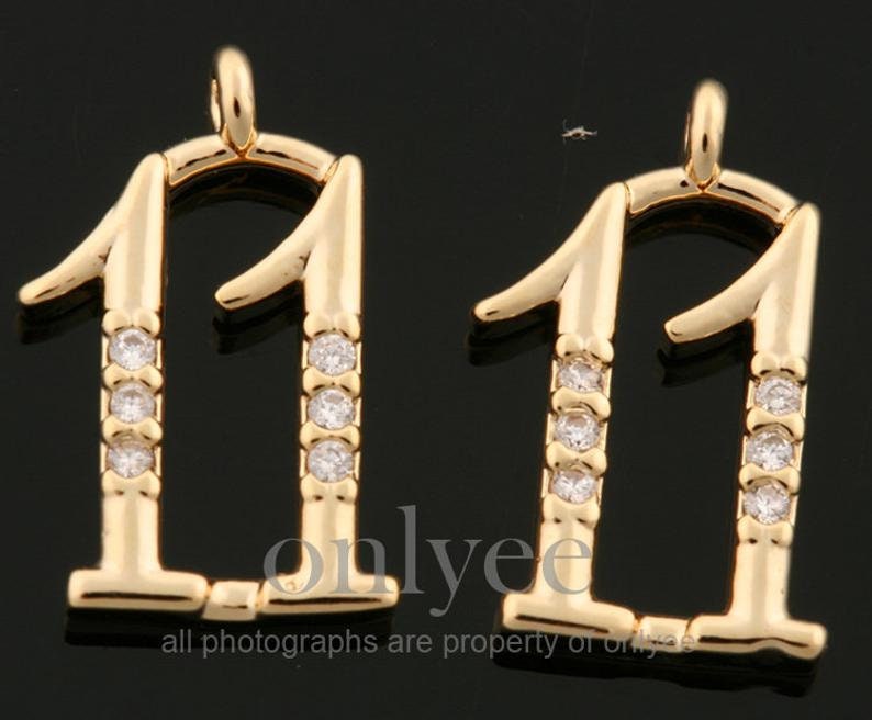 2stk-13mmx6mm Helles Rhodium Über Messing Einfache Zahlen Mit Zarten Kubik, Anhänger, Charme, Schmuckzubehör, Elf | K1434S-K 2stk-13mmx6mm Helles Rhodium Über Messing Einfache Zahlen Mit Zarten Kubik, Anhänger, Charme, Schmuckzubehör, Elf | K1434S-K von onlyee2