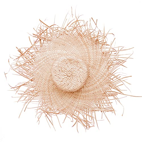 onvacay Sonnenhut für Damen mit breiter Krempe und UV Schutz Strohhut groß Frauen Strandmütze Sommerhut Panamahut Floppy Hut Sommer Strand Urlaub, 54-55 von onvacay