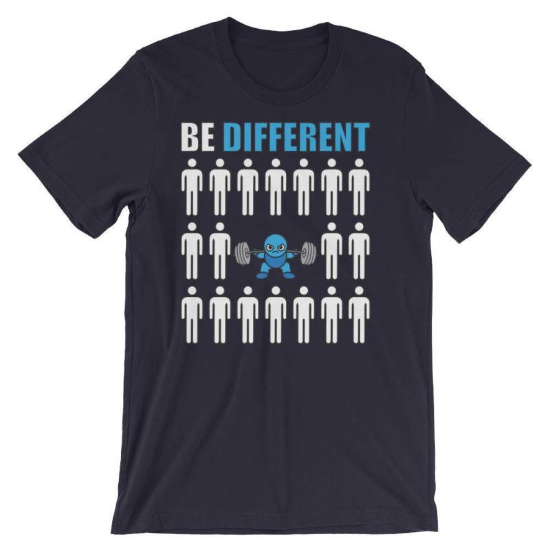 Anders Sein - Motivation Geschenk Für Bodybuilding, Gewichtheben, Powerlifting, Crossfit, Wod, Fitness, Workout, Cartoon, Unisex Gym T-Shirt Anders Sein - Motivation Geschenk Für Bodybuilding, Gewichtheben, Powerlifting, Crossfit, Wod, Fitness, Workout, Cartoon, Unisex Gym T-Shirt von oolongtee