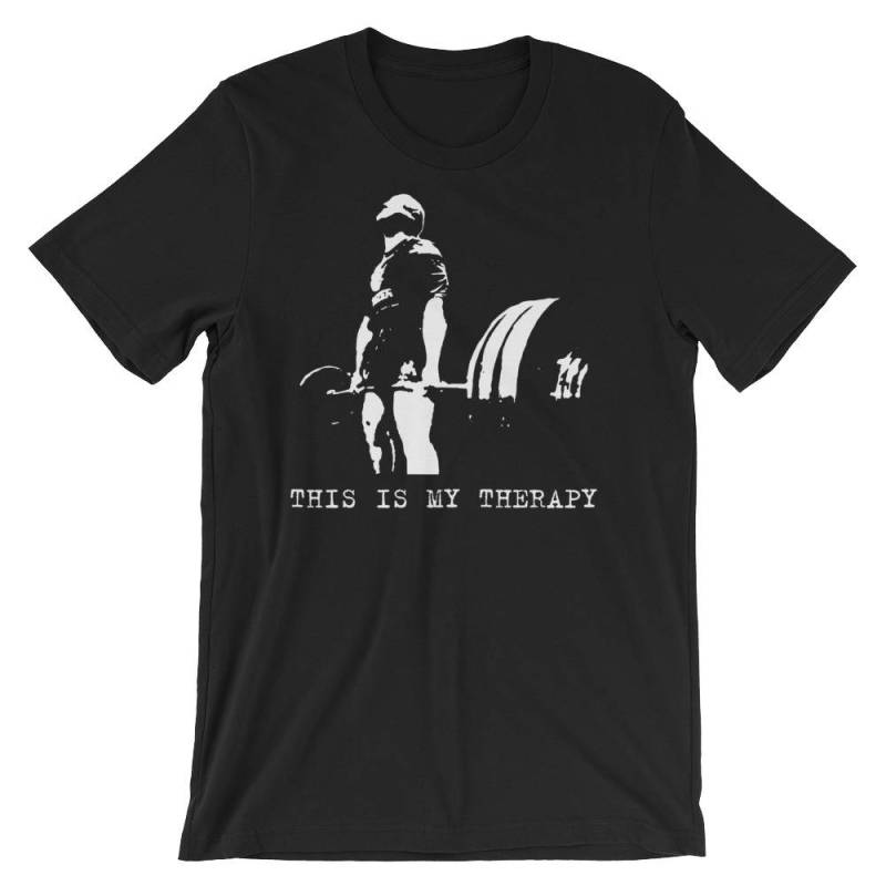 Dies Ist Meine Therapie, Kreuzheben - Motivierend Geschenk Für Bodybuilding, Gewichtheben, Kraftdreikampf, Crossfit, Wod, Fitness, Workout, Gym von oolongtee