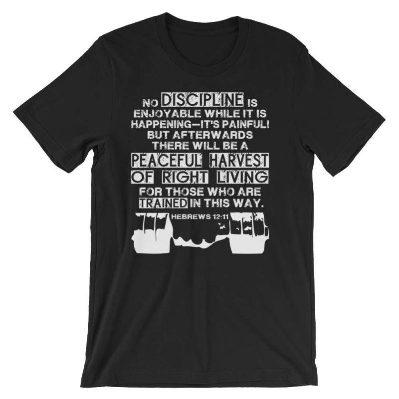 Disziplin - Motivierend Geschenk Für Bodybuilding, Gewichtheben, Kraftdreikampf, Crossfit, Wod, Fitness, Workout Unisex Gym T-Shirt Disziplin - Motivierend Geschenk Für Bodybuilding, Gewichtheben, Kraftdreikampf, Crossfit, Wod, Fitness, Workout Unisex Gym T-Shirt von oolongtee