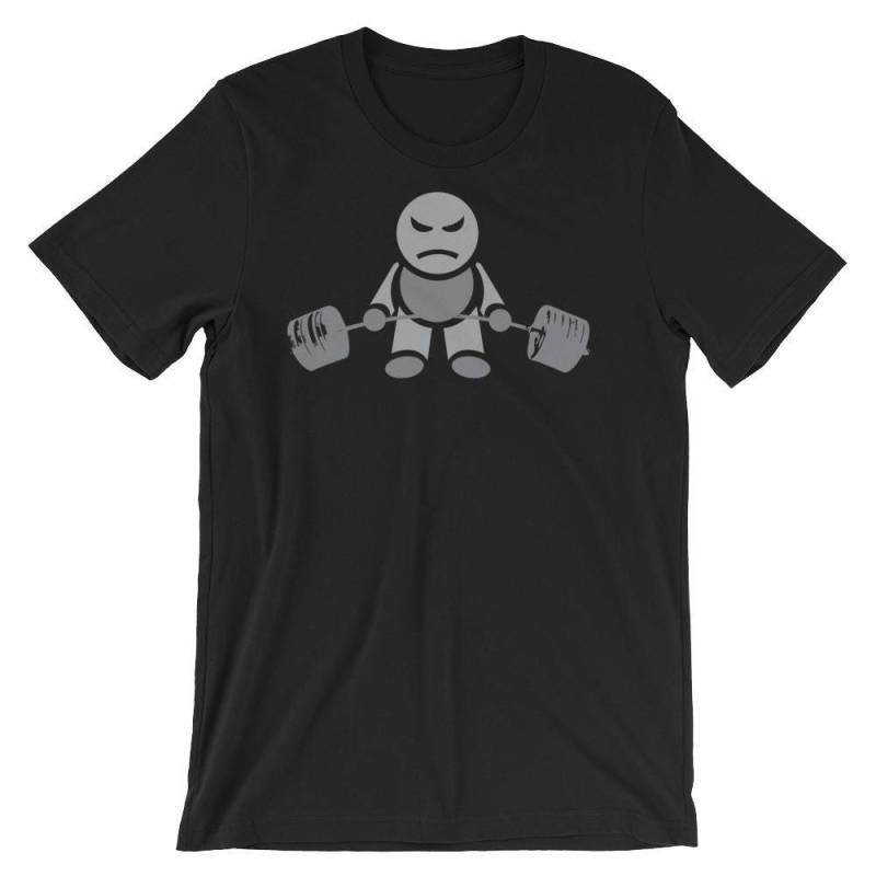 Eisen Sie, Boy - Krafttraining-Roboter-Cartoon Bodybuilding, Gewichtheber, Powerlifting, Crossfit, Wod, Fitness, Workout, Fitness-studio Unisex Eisen Sie, Boy - Krafttraining-Roboter-Cartoon Bodybuilding, Gewichtheber, Powerlifting, Crossfit, Wod, Fitness, Workout, Fitness-studio Unisex von oolongtee