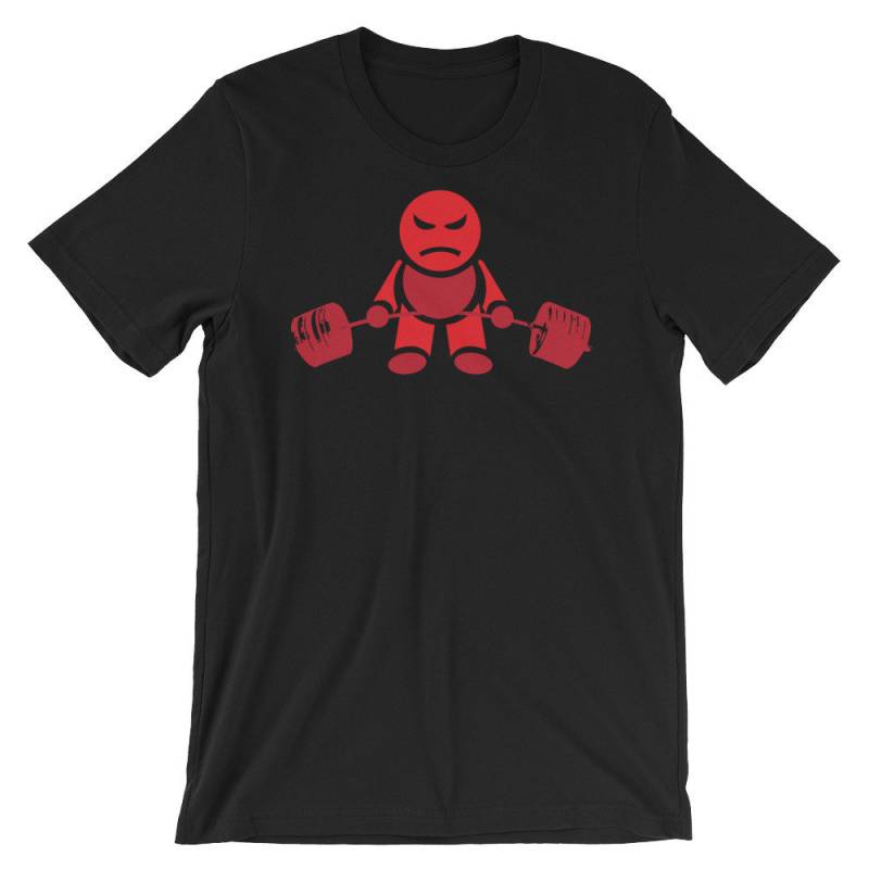 Eisen Sie, Boy - Krafttraining-Roboter-Cartoon Bodybuilding, Gewichtheber, Powerlifting, Crossfit, Wod, Fitness, Workout, Fitness-studio Unisex von oolongtee