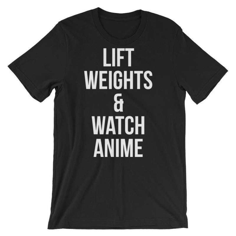 Gewichte Heben Und Uhr Anime - Geschenk Für Bodybuilding, Gewichtheben, Kraftdreikampf, Crossfit, Wod, Fitness, Workout Unisex Gym T-Shirt Gewichte Heben Und Uhr Anime - Geschenk Für Bodybuilding, Gewichtheben, Kraftdreikampf, Crossfit, Wod, Fitness, Workout Unisex Gym T-Shirt von oolongtee