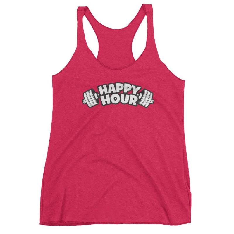 Happy-Hour, Lustige Motivations Training Tanks Für Frauen, Geschenk, Bodybuilding, Gewichtheben, Powerlifting, Crossfit, Fitness, Workout Happy-Hour, Lustige Motivations Training Tanks Für Frauen, Geschenk, Bodybuilding, Gewichtheben, Powerlifting, Crossfit, Fitness, Workout von oolongtee
