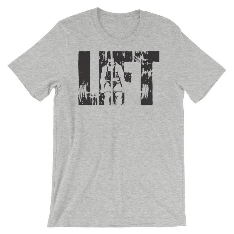 Heben Sie, Kreuzheben - Geschenk Für Bodybuilding, Gewichtheben, Kraftdreikampf, Crossfit, Wod, Fitness, Workout Unisex Gym T-Shirt Heben Sie, Kreuzheben - Geschenk Für Bodybuilding, Gewichtheben, Kraftdreikampf, Crossfit, Wod, Fitness, Workout Unisex Gym T-Shirt von oolongtee