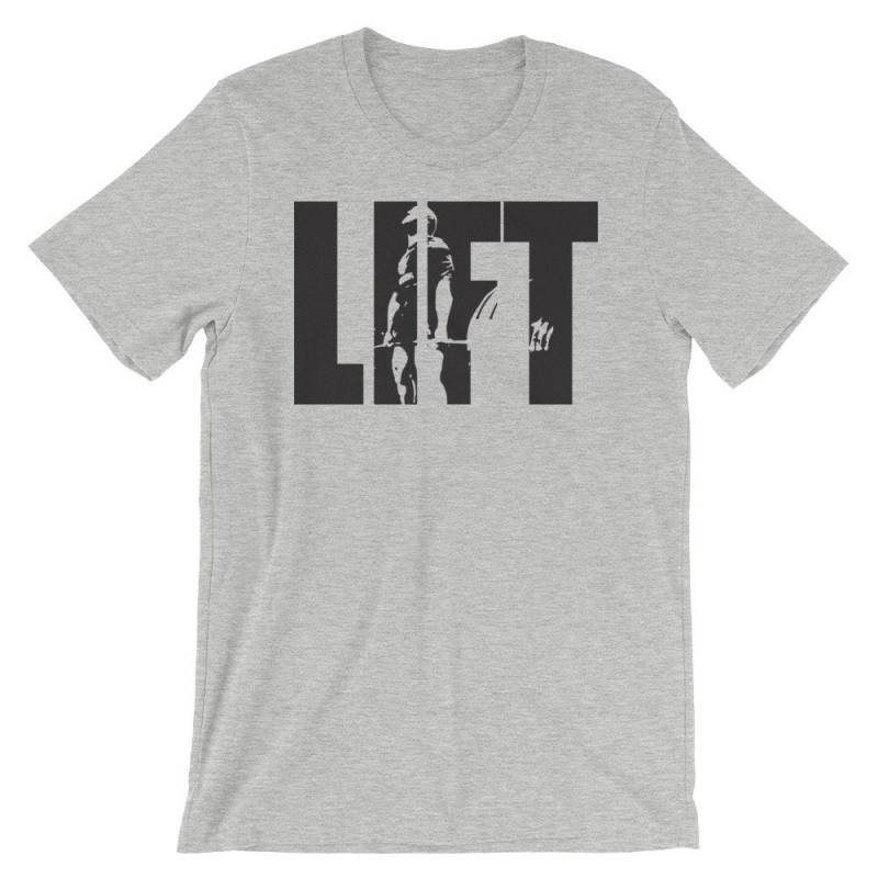 Heben Sie - Kreuzheben Geschenk Für Bodybuilding, Gewichtheben, Kraftdreikampf, Crossfit, Wod, Fitness, Workout Unisex Gym T-Shirt von oolongtee