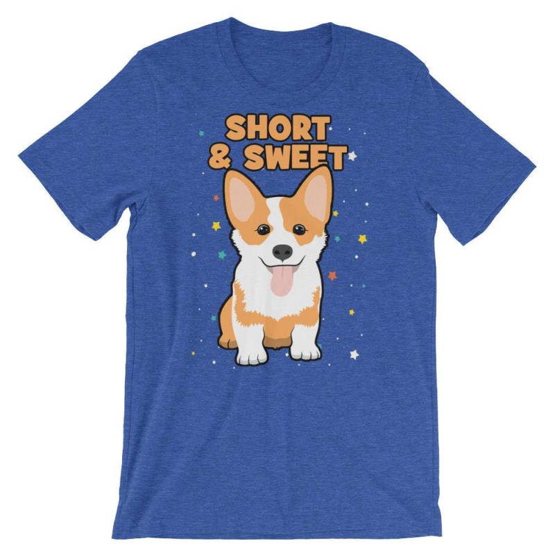 Kurz Und Bündig - Cute Adorable Corgis Hund Cartoon Mit Sprüche Unisex T-Shirt Kurz Und Bündig - Cute Adorable Corgis Hund Cartoon Mit Sprüche Unisex T-Shirt von oolongtee