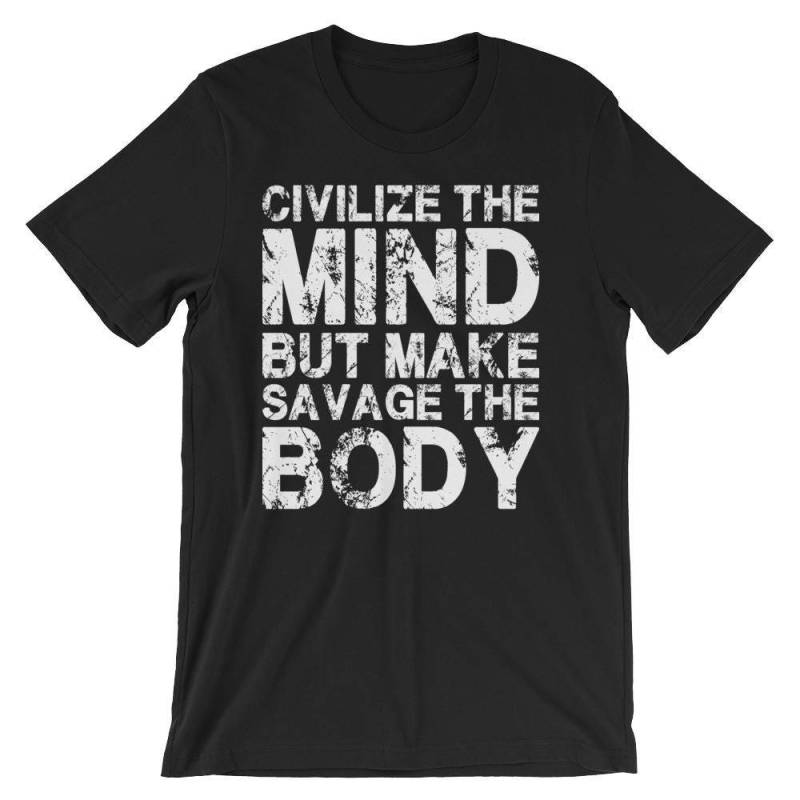 Machen Sie Wilden-Körper - Motivierend Geschenk Für Bodybuilding, Gewichtheben, Kraftdreikampf, Crossfit, Wod, Fitness, Workout Unisex Gym T-Shirt Machen Sie Wilden-Körper - Motivierend Geschenk Für Bodybuilding, Gewichtheben, Kraftdreikampf, Crossfit, Wod, Fitness, Workout Unisex Gym T-Shirt von oolongtee
