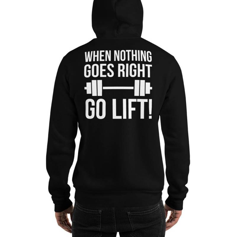 When Nothing Goes Right, Go Lift - Geschenk Für Bodybuilding, Gewichtheben, Powerlifting, Crossfit, Wod, Fitness, Workout Kapuzenpullover When Nothing Goes Right, Go Lift - Geschenk Für Bodybuilding, Gewichtheben, Powerlifting, Crossfit, Wod, Fitness, Workout Kapuzenpullover von oolongtee