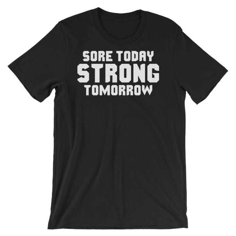 Wund Heute, Stark Morgen - Geschenk Für Bodybuilding, Gewichtheben, Kraftdreikampf, Crossfit, Wod, Fitness, Workout Unisex Gym T-Shirt Wund Heute, Stark Morgen - Geschenk Für Bodybuilding, Gewichtheben, Kraftdreikampf, Crossfit, Wod, Fitness, Workout Unisex Gym T-Shirt von oolongtee