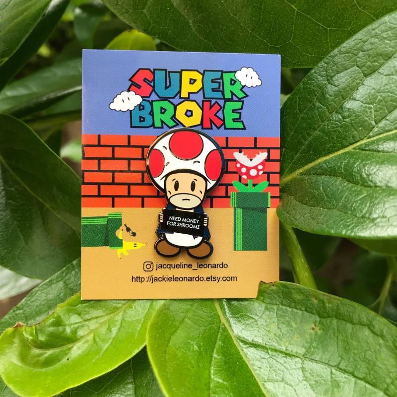 Super Broke Kröte Pin Super Broke Kröte Pin von oopsiedaisycoshop