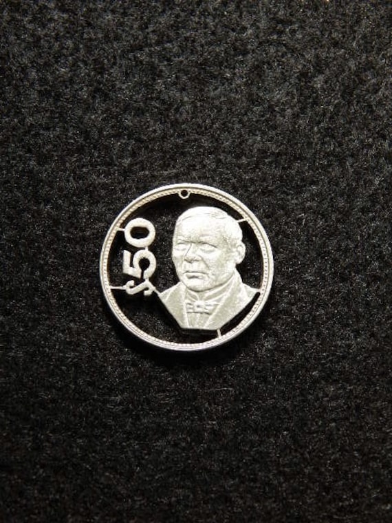 Mexico 50 Peso Geschnittene Münzanhänger Mexico 50 Peso Geschnittene Münzanhänger von opacopperworks