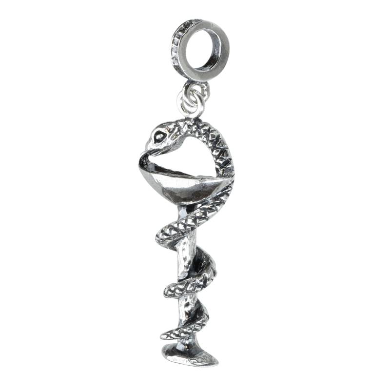 Bonaroca Anhänger Apotheker Äskulapstab Charm Mit Öse, Sterling Silber, 4291 Bonaroca Anhänger Apotheker Äskulapstab Charm Mit Öse, Sterling Silber, 4291 von opalidia