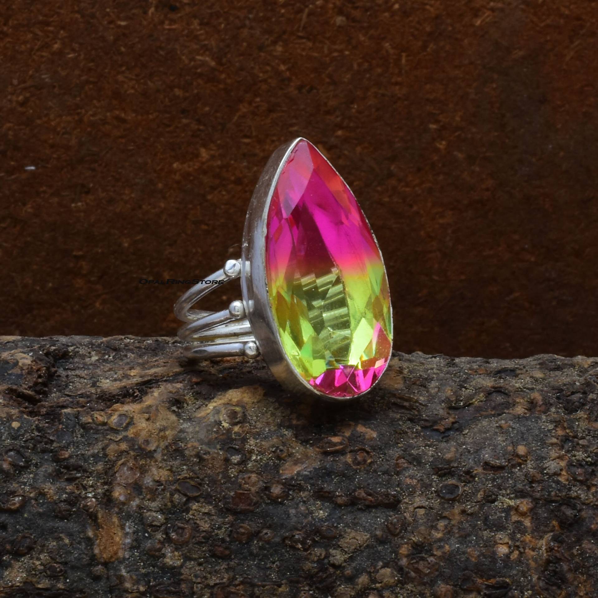 Multi Turmalin Ring, 925 Sterling Silber Handgemachter Stein Etsy Birthstone Frauen Geschenk Für Sie Multi Turmalin Ring, 925 Sterling Silber Handgemachter Stein Etsy Birthstone Frauen Geschenk Für Sie von opalringstore