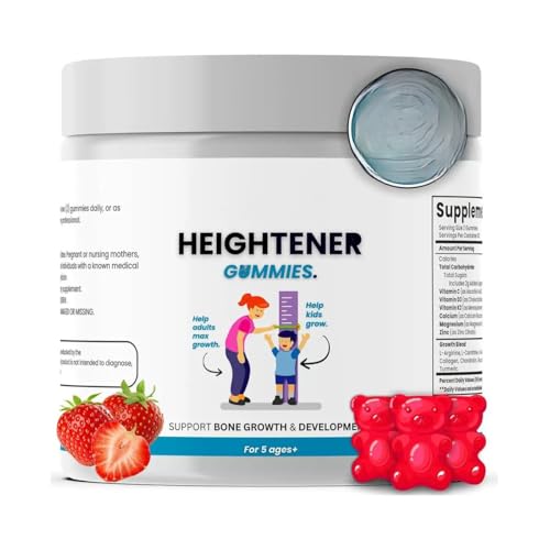 Kinder, Jugendliche und Erwachsene Körpergrößen Gummi - unterstützt Knochenwachstum und -entwicklung, stärkt die Immunität und fördert die Verdauungsgesundheit,6 von opjsqe