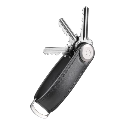Orbitkey Key Organizer Hybrid Leder (Schwarz) von orbitkey