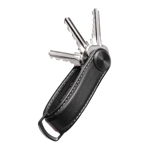 Orbitkey Key Organizer Pro - Leder, Blackout, Einheitsgröße von orbitkey